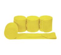 Cachpib Fly Boots for Horses Set of 4, 9.8ft Horse Bandages Leg Wraps, Double-sided Velvet Fly Leg Wraps, Protection Wraps for Horses, Yellow