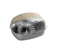 Cachpib Hamster Cage With Running Roller Skating Toy, Water Bottle, Food Bowl, Detachable Transparent Dwarf Hamster Cage, Dwarf Syrian Hamster Tank for Gerbil Mouse