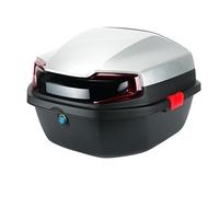 Cachpib Motorbike Top Box for Motorcycle Trunk with Lock for Storage Helmet, Luggage Case Tour Tail Case Top Box for Motorcycle Scooter Moped