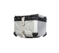 Cachpib Motorbike Top Case 55l Aluminum Alloy Waterproof Top Box for Motorcycle Luggage Box with Security Lock & Baseplate, Motorcycle Helmet Luggage Storage Rear Tour Box Motorbike Trunk