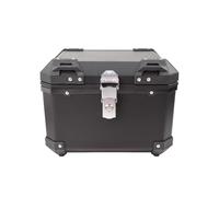 Cachpib Motorcycle Top Box, 45L ABS Waterproof Rear Top Case Scooter Luggage Storage Tour Tail Box, Motorbike Storage Carrier Case for Storage Helmet Luggage Box with Security Lock