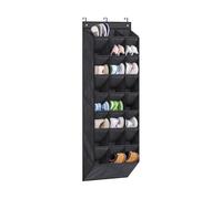 Cachpib Over The Door Shoe Organizer for Closet, 24 Pockets Hanging Shoe Boots Rack Holder, 8-Tier Shoe Holder Hanger Shoe Storage Organizer, Hanging Shoe Rack for Indoor Outdoor Home Door