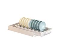 Cachpib Pull Out Dish Racks Kitchen Under Sink Organizer Pull Out Cabinet Organizer Slide Out Drawer Storage Shelves for Kitchen Cupboard, Kitchen Cabinet white bowl rack One