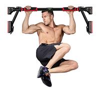 Cachpib Pull Up Bar Doorway Chin Up Bar with 881lbs Load Capacity Fitness Bar Home Gym Equipment Upper Body Workout for 30-38 Inches Doorway