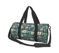 cacia_Art Print Travel Duffel Bag, Lightweight Sports Gym Bag with Shoulder Straps for Women Men Teen ravel Business Trip