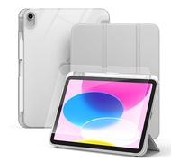 CACOE Case for iPad A16 11th/10th Generation(2025/2022) with Pencil Holder & Screen Protector 11/10.9 inch - Full Protective Tablet Cover for iPad 11/10 Gen, Space Silver