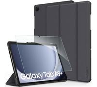 CACOE Case for Samsung Galaxy A9+ Plus Tablet case with Screen Protector 11 inch 2023 - Full Protective Case for Galaxy Tab A9+ Plus, Ultra Thin Cover with Stand, Dark Grey