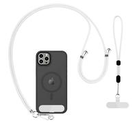 CACOE Cell Phone Lanyard, 1 Pcs Adjustable Neck Strap and 1 Pcs Wrist Strap,2 Pcs Pads,Universal Crossbody,Multifuctional Compatible with Most Smartphones