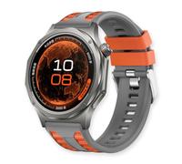 CaCopaka Band for Oneplus Watch 4/OPPO Watch X3,Silicone Replacement Band,Adjustable Sport Watch Strap,Soft Breathable Wristband for Men Women,Comfortable for Everyday Wear and Activities(Gray)