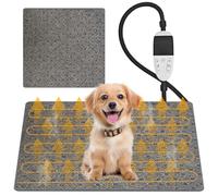 CACSPS Pet Heating Pad - Heating Mat for Cats & Dogs with Temperature Control, Automatic Shut-off (45x70cm)