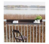 Cact Folding Balcony Bar Table - Hanging Indoor/Outdoor Table for Patios & Terraces Space-Saving Design (L 60 x W 27 cm/L 23.6 x W 10.6 in)