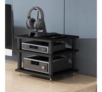 Cact HiFi o Rack - Space-Saving Ma Console Stand for Ste, Amplifiers, Speakers & Record Players - Slish AV Tower Shelf for Smals, Perfect for Home Entertainment