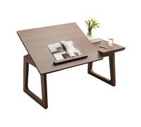 Cact Japanese Folding Low Dining Table, Space-Saving Coffee Table for Living Room, No Assembly Required, Drop Leaf Ground Desk for Smals (Sle-T, 70cm)