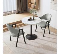 Cact Round Dining Table Set for 2 with Chairs - Ideal for Smals Offices Conference Rooms Living Rooms and Kitchens - SpaceSaving Design Slish and Functal