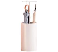 Cact Umbrella Stand for Home Use, Modern & Simple Design, Indoor Umbrella Holder with Handle & Water Tray, White Color, Perfect for Entryway & Living Room