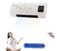Cact Wall AC Unit 3500W Cooling Heating Fast PTC War Quiet 1800W Low Noise Remote Control Portable Energy Saving for Bedroom Office Home Use