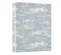 Cacti Pale Blue 3 Ring Binders 1.5 Inch Clear View Three Ring Binders Versatile Binder Fits 200 Sheets 1 Pack