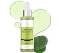 Cactox Exfoliating Peel Shot Serum, Gentle AHA PHA Exfoliator, Pore Minimizer & Blackhead Remover for Face, Hydrating & Brightening Serum Toner For All Skin Types, Korean Skin Care