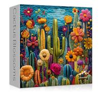 Cactus Blossoms Puzzle for Adults
