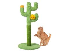 Cactus Cat Scratcher Tree - 1220g Cactus Scratching Post, Vertical Cactuss Cat Tree, Scratching Itching Aid | Interactive Kitten Scratcher Featuring 3 Scratchings Poles for Indoor Adult Cats and Kitte