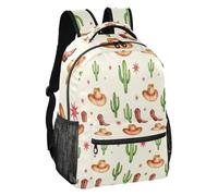 Cactus Cowboy Boots Soft Lining Bookbag S, Cactus Cowboy Boots, S, Backpack