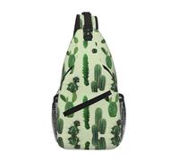Cactus. Crossbody Sling Bag Crossbody Shoulder Chest Bag Shoulder Strap Waist Fanny Pack Men Women