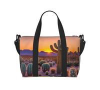 Cactus Desert Sunsets Travel Bags, Weekender Carry On for Women, Sports Gym Bag, Workout Duffel Bag,Overnight