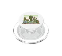 Cactus Desert Vintage Retro Western Nature Design PopSockets PopGrip for MagSafe