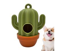 Cactus Dog Poop Bag Holder - Portable Waste Dispenser, Pet Cleanup Container | Hiking Walking Running Outdoor Travel Tool Hygiene Equipment Canine Accessory Poop Collection Kit Pet Sanitation Organize