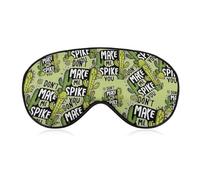 Cactus Don't Make Me Spike You Blackout Sleep Mask for Side Sleeper Soft Covers for Travel Essentials Nap