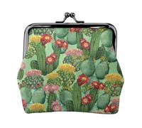 Cactus Floral Bloom Printing Minimalist Lightweight Wallet for School and Work Commutes,Concerts Travel Kit Wallet