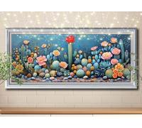 Cactus,Flower Diamond Painting Kits,5D DIY Diamond Art Kits for Adults,Full Drill Gem Embroidery Arts Crafts Painting Pictures by Numbers 30x80cm,Diamond Art for Kids Gifts Home Wall Decor 58Y-6273
