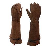 Cactus Gloves, Thorn Proof Gardening for Rose Pruning & Cacti Handling(Brown*M)