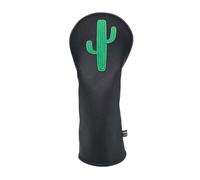 Cactus Golf Club Covers Headcovers PU Leather Animal for Driver Fairway Woods Hybrid Protector with Interchangeable Number Tag