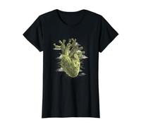 Cactus Heart Shirt Nature Desert Cactus Anatomical Heart Value Graphic T-Shirt