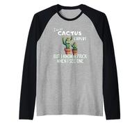 Cactus I’m No Expert But Know A Prick When I See One Fun Raglan Baseball Tee