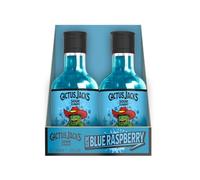 Cactus Jack Electric Blue Raspberry Miniatures, raspberry flavour sweet and sour schnapps liqueur made for shots, mixed alcoholic drinks and cocktails 8 x 50ml 15% ABV