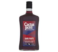 Cactus Jack's Dark Fruits Flavoured Schnapps, Fruity Flavoured Red Alcohol Liquor for Cocktail Making, Flavoured Shots or Mixer, 15% Alcohol Drink, Cocktail Ingredient for Home Bar, 70cl