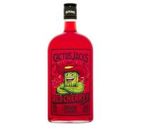 Cactus Jack's Red Cherry Rebel, cherry flavoursweet and sour schnapps liqueur made for shots, mixed alcoholic drinks and cocktails 700ml 15% ABV