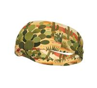 Cactus Landscape Unisex Sweat Absorbing Headband for Men Women Workout