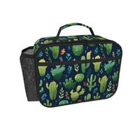 Cactus Leaves Lunch Box- Reusable Thermal Tote with 3-Layer Insulation, Leakproof & Easy to Clean - Lunch Box for Office, Gym, Picnic
