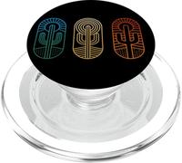 Cactus Line Collective - Retro Desert Minimalist Design PopSockets PopGrip for MagSafe