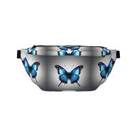 Cactus... Multi-Purpose Fanny Pack and Crossbody Bag - High Capacity with Zipper Pockets, Ideal for Men and Women, One Blue Butterfly, One Size