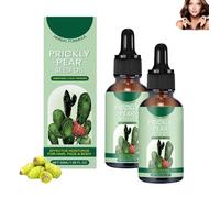 Cactus Pear Seed Oil, Organic Cold Pressed Oil, Face Oil for Gua Sha, Anti-Ageing Argan Oil, Prickly Pear Seed Oil, Against Wrinkles and Dark Circles, Firming Moisturising, for Face, Body, Hair (2