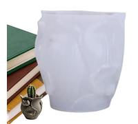 Cactus Pot Silicone Mold - Desert Plant Theme Casting Tool, Flexible Non-Stick Interior Texture, Geometric Vessel Structure, Thick Resilient Architectural Grade Material, DIY Crafting Kit