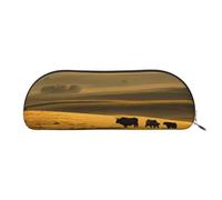 Cactus Print Cosmetic Bags For Women,Receive Bag Makeup Bag Travel Storage Bag Toiletry Bags Pencil Case, Funny Highland Cow, One Size