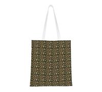 cactus Print Functional Bag Reusable Practical Bags Lightweight Foldable Work Travel Gym Beach