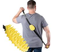 Cactus Scratcher Original Back Scratcher - 2-Sided Back Scratching Tool for Hard-to-Reach Area, Durable 45" Strap with Ball Handles for Towel Like Operation, Universal Gifts for Men and Women, Yellow