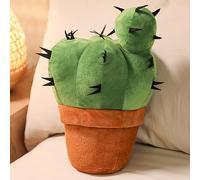 Cactus Shape Pillow-3D Throw Pillow Sofa Cactus Shaped Pillow Plush Cactus Decorative Pillow Office Bed Cushion for Couch Sofa Living Room Home Decor for Plant Lovers, Garden Lovers (15.7 inch)