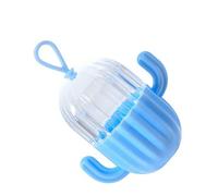 Cactus-Shaped Makeup Sponge Storage Box - Portable Transparent Blender Holder for Travel Keeps Beauty Eggs -Proof Case ()